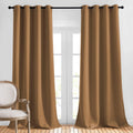 Nicetown Blackout Curtains 108 Inches Length - Grommet Thermal Insulated Window Treatments Solid Panels For Living Room/Bedroom,