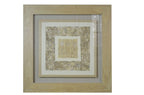 HomeRoots Wood; Paper; Glass 27'' X 2'' X 35'' Dashing Natural Brown Wood and Glass Shadow Box