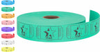 Tacticai 1000 Raffle Tickets, Star, Green (8 Color Selection), Single Roll, Ticket For Events, Entry, Class Reward, Fundraiser &