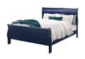 Global Furniture Usa Charlie Blue Queen Bed
