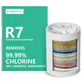 Longriver R7 Shower Water Filter Universal Cartridge, Compatible with most Filters 99.99% Chlorine Removal, Heavy Metals & Harmf