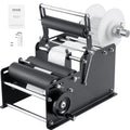 VEVOR Manual Round Labeling Machine, 15-20pcs/min, Bottle Label Applicator for Round Bottles, Adjustable Manual Round Bottle Lab