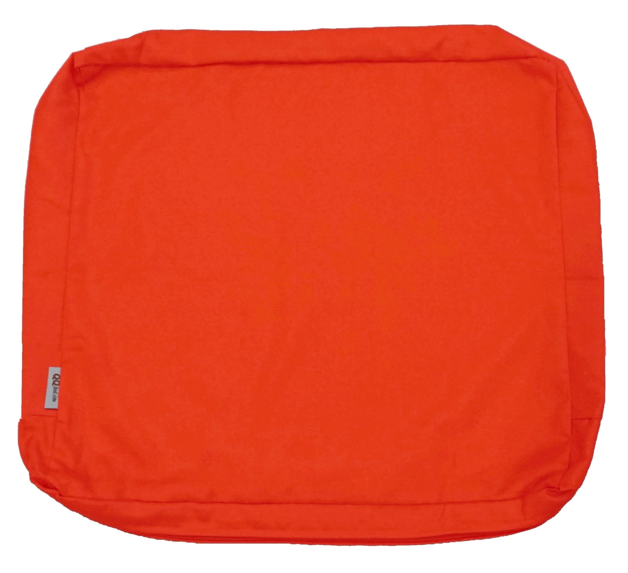 Qqbed 2 Pack Outdoor Patio Chair Pillow Seat Washable Cushion Covers 18'X16'X4' Size - Replacement Covers Only (18'X16'X4'
