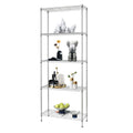 FDW Shelves,Wire Shelving Utility Storage Shelves Shelving Unit NSF Certified Height Adjustable Metal 5 Tier Shelves Easy Assemb