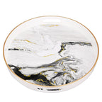 A&B Home 43305 S/2 Quinn Trays Black-White Quinn Trays, Set Of 2 Black & White