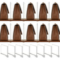 chunhai 8 Pack Shelf Divider for Closet Acrylic, Clear Purse Organizer for Closet Perfect for Sweater, Shirts, Handbags in Bedro