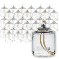 Hollowick Disposable Liquid Candles, 50 Hour, for Use in Glass Votive Tealight Lamp Holders, Restaurant Wedding Table Top Lights