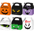 Zhanmai 30 Pcs Halloween Treat Boxes Halloween House Cardboard Goodie Boxes for Trick or Treat Halloween Party Favors Boxes with