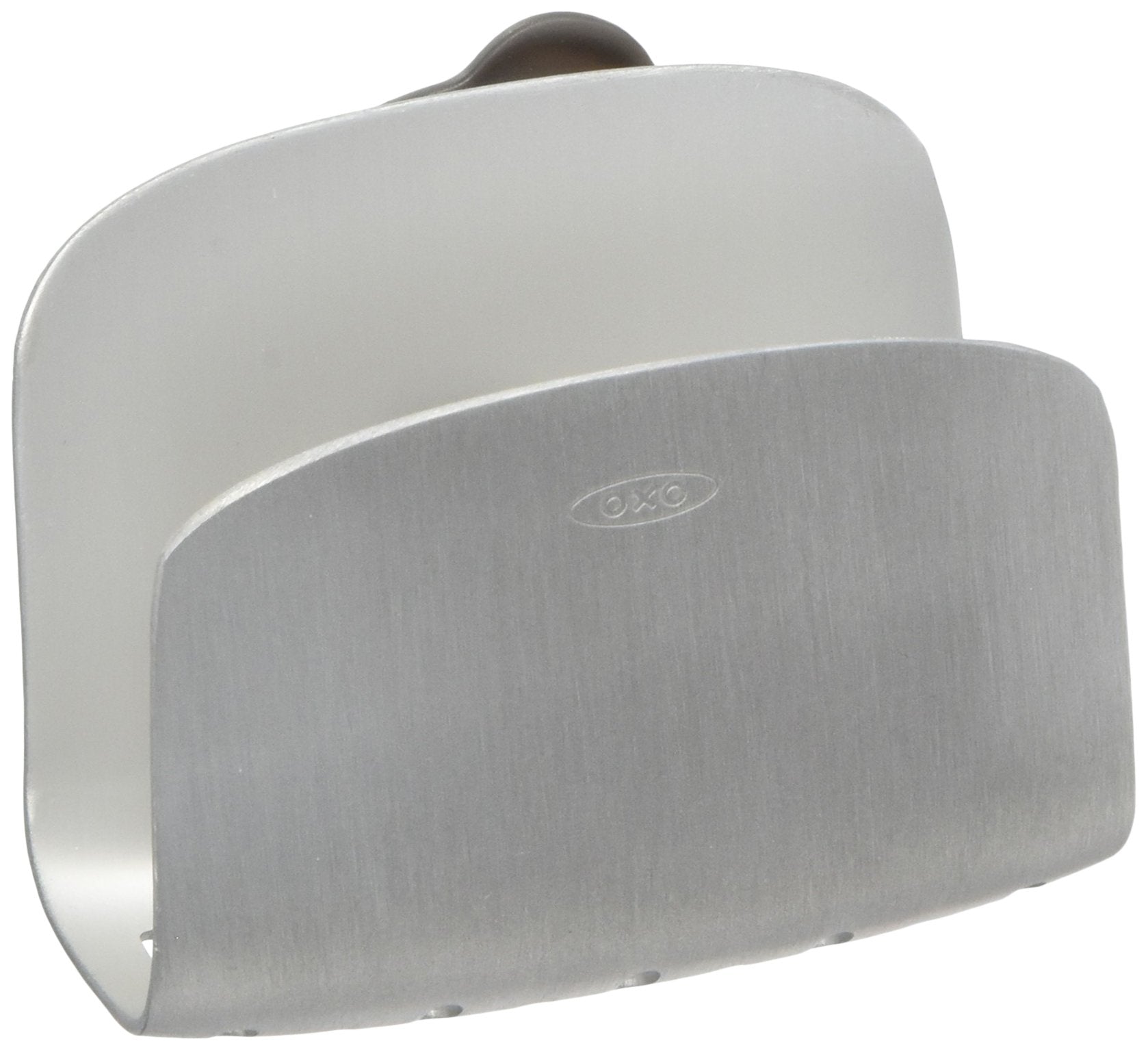OXO Rust-Proof Aluminum Suction Sponge Holder,Silver,3-inch, 6 ounces