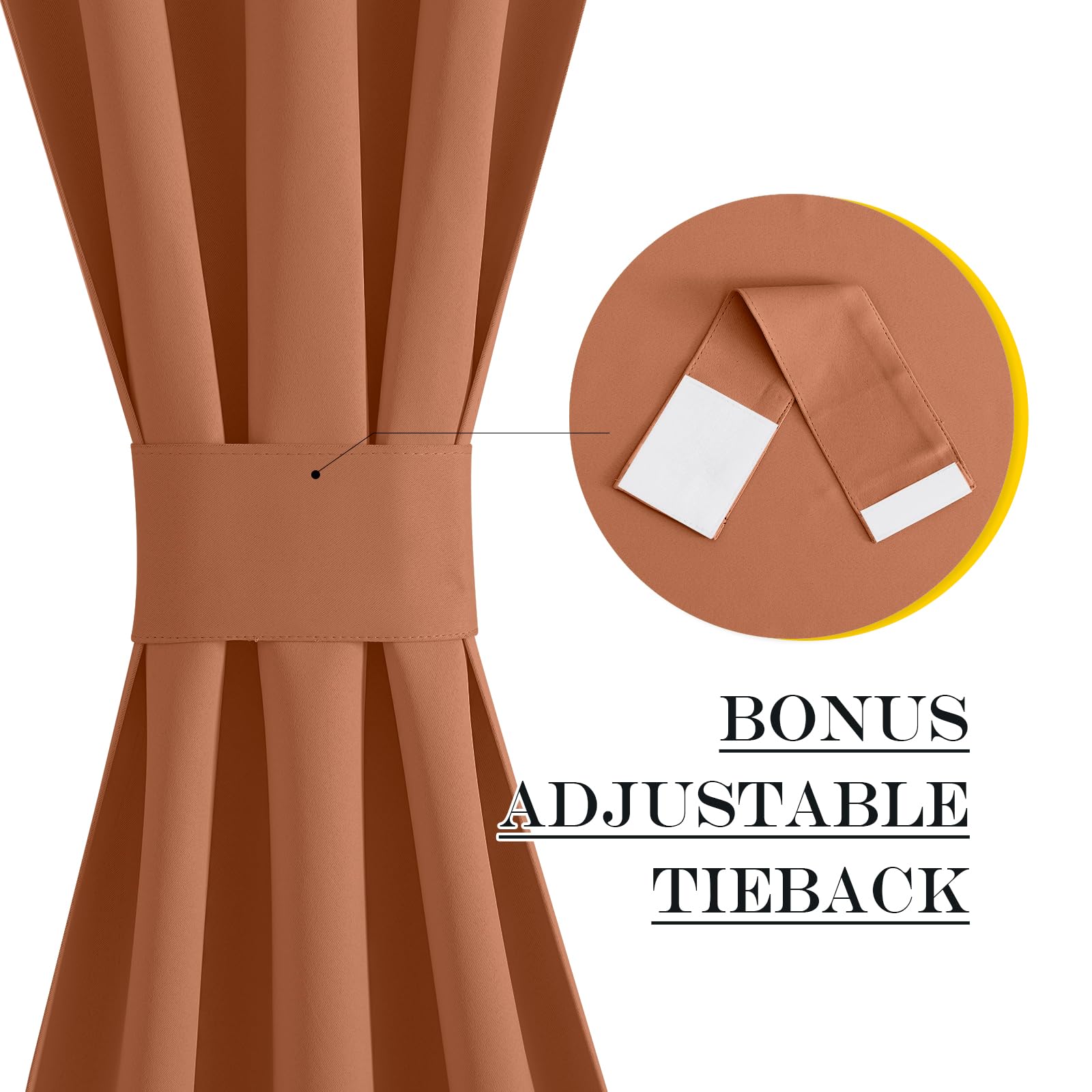 Nicetown Door Curtains For Doorway Thermal Insulated French Door Window Curtain For Kitchen Patio Sliding Glass Door Halloween R