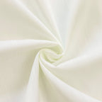 Biscaynebay Wrap Around Bed Skirts For Queen Beds 19' Long Drop, Ivory Adjustable Elastic Dust Ruffles Easy Fit Wrinkle & Fade
