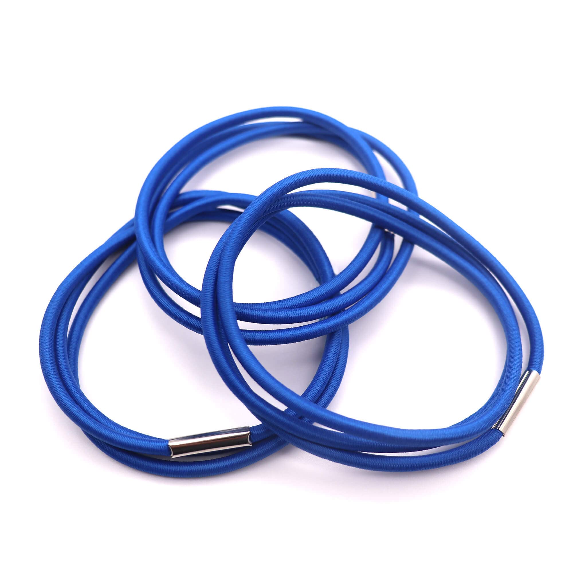 Rubber Bands for Trash Can Set of 3, Blue Only, Fits 13 to 30 Gallon Trash Cans, Hongmed Garbage Can Elastic Rubber Bands, Durab
