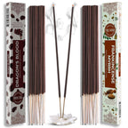 Trumiri Incense Sticks - Combo Pack of 40 Insence-Sticks - 20 Dragons Blood + 20 Frankincense Myrrh - Insenses - Insents - Incen