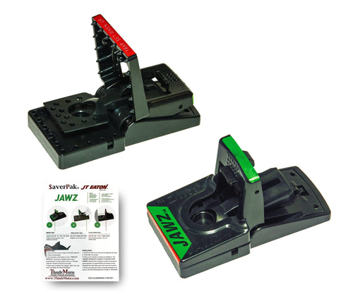 $Averpak 2 Pack - Includes 2 Jt Eaton Jawz Mouse Traps For Use With Solid Or Liquid Baits