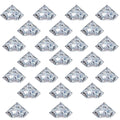 HOHIYA 24pc Diamond Place Card Holders Stands Table Holder for Weeding Baby Shower Party Decoration Acrylic Crystal Clear Taiwan