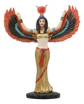 Ebros Gift Egyptian Goddess Isis Ra with Open Wings Statue 12 Tall Deity of Motherhood Magic Wisdom and Nature Home Decorative S