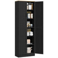 HOMCOM 67 Freestanding Kitchen Pantry, 4-Door Storage Cabinet Organizer with Adjustable Shelves, Kitchen Cabinet with Doors and 
