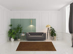 HomeRoots 508993 6 x 9 ft. Brown Shag Hand Tufted Handmade Stain Resistant Rectangle Area Rug
