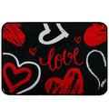 Bbto Valentines Day Door Mat 15.7 X 23.6 Inch Red Heart Front Door Mat Mother'S Day Kitchen Rug Nonslip Washable Entrance Bathro