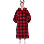 Waitu Wearable Blanket Hoodie Sweatshirt Gifts For Adult And Child, Warm And Cozy Giant Hoodie Blanket For Women And Men, Flanne