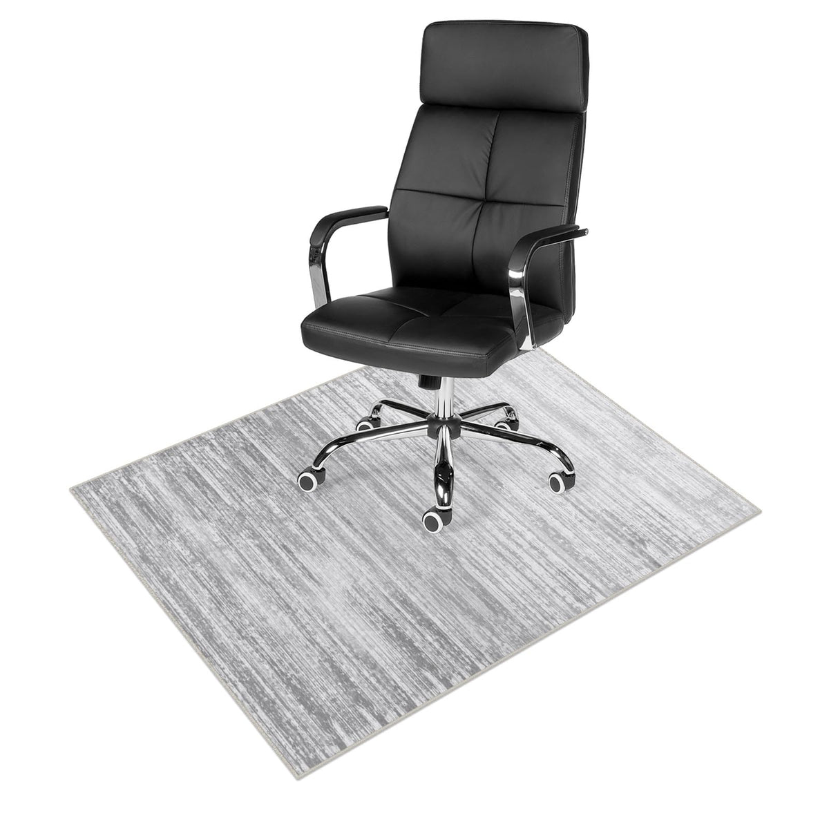 Anidaroel Ombre Office Chair Mat For Hardwood Floor, 36'X48' Under Desk Rug For Rolling Chair, Computer Desk Chair Mat, Anti-S
