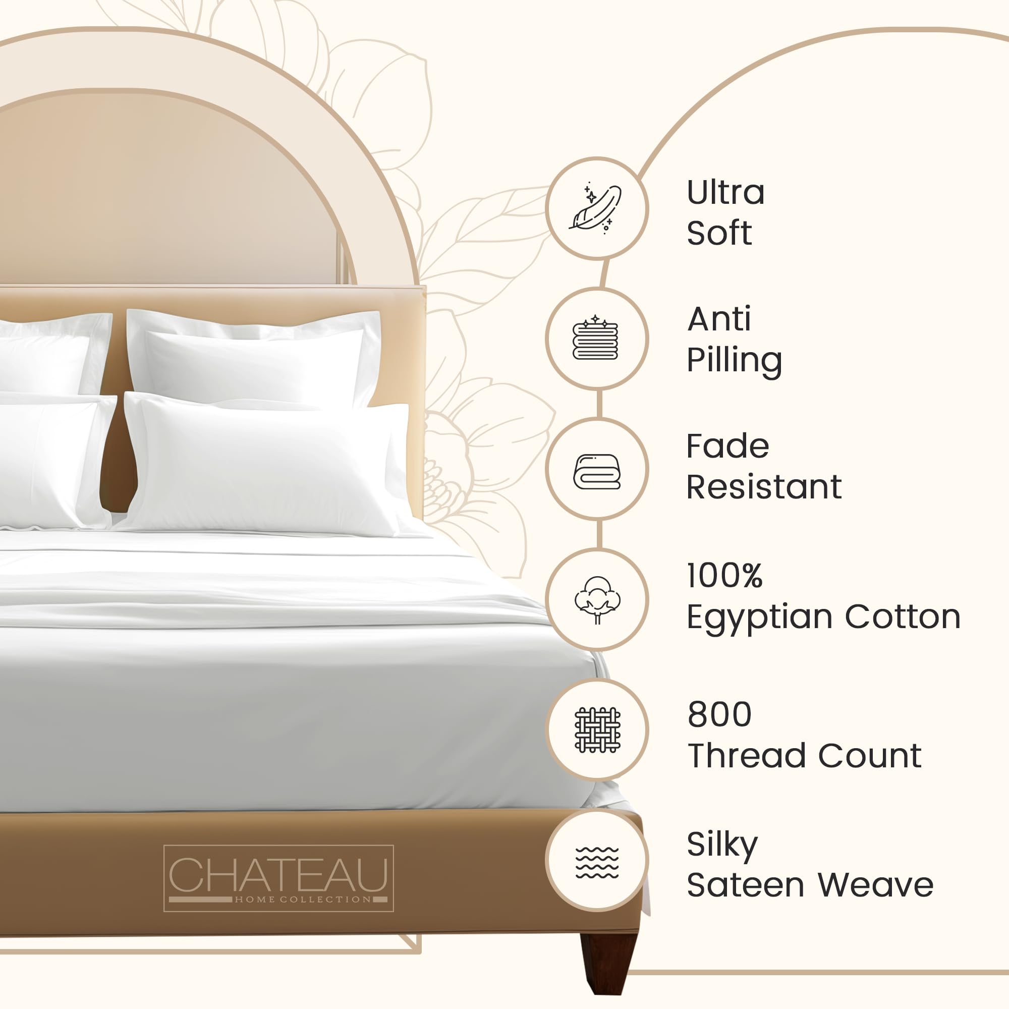 Egyptian Cotton Sheets Twin Xl Size, 800 Thread Count Sateen Finish Sheets And Pillowcase Set, Twin Xl Sheets For Bed, College Dorm Essentials For Girls,Cotton Sheets - Seafoam