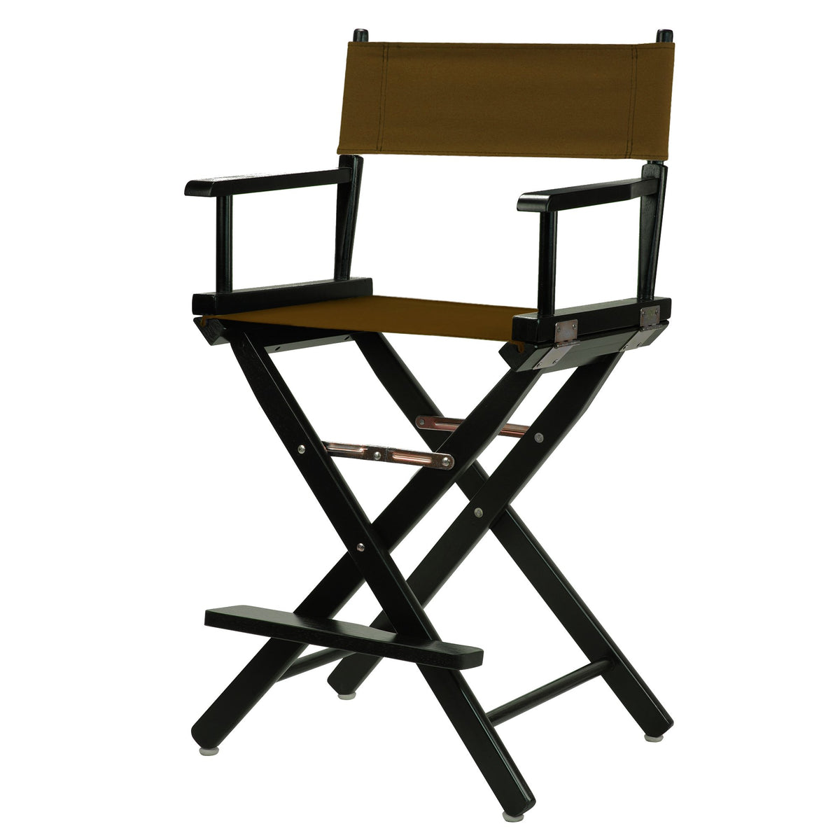 Casual Home 220-02/021-45 Director Chair 24&quot; - Counter Height Blackframe/Brown Canvas