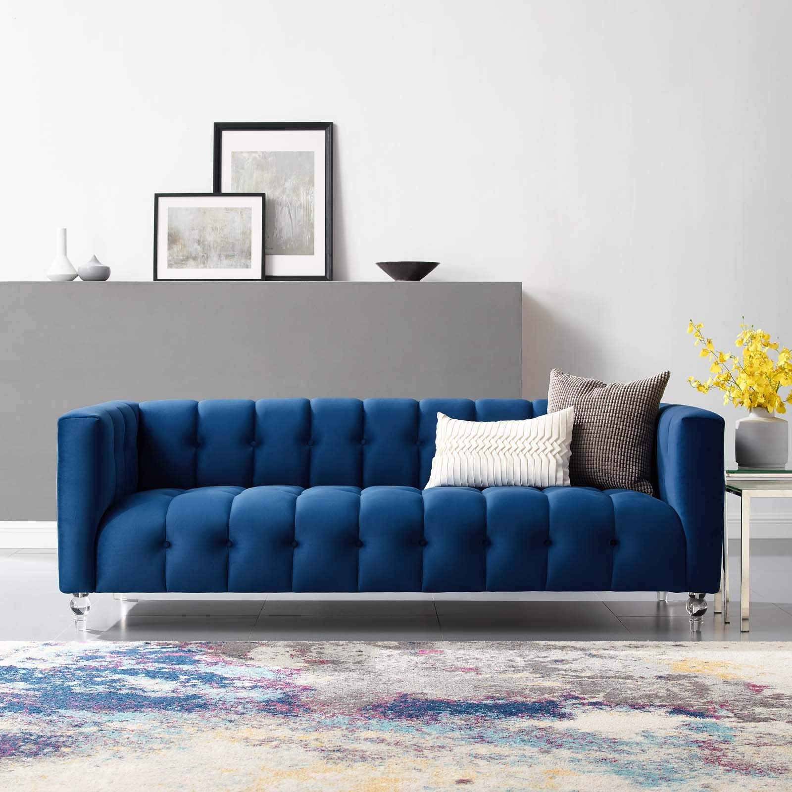 Modway Mesmer Sofas, Navy