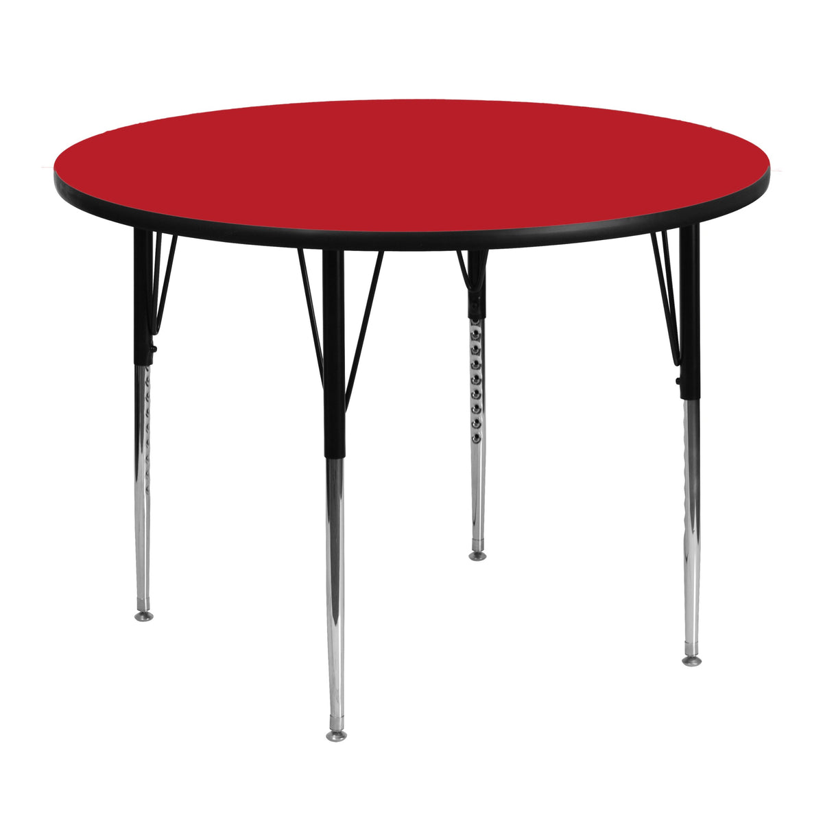 Flash Furniture 48 RND Red Activity table, 30.25 x 48 x 48