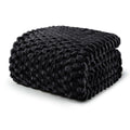 Exclusivo Mezcla King Size Soft Fleece Blanket, 90X104 Inches 3D Clouds Stylish Jacquard Velvet Blanket For Bed, Cozy Soft Light