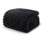 Exclusivo Mezcla King Size Soft Fleece Blanket, 90X104 Inches 3D Clouds Stylish Jacquard Velvet Blanket For Bed, Cozy Soft Light