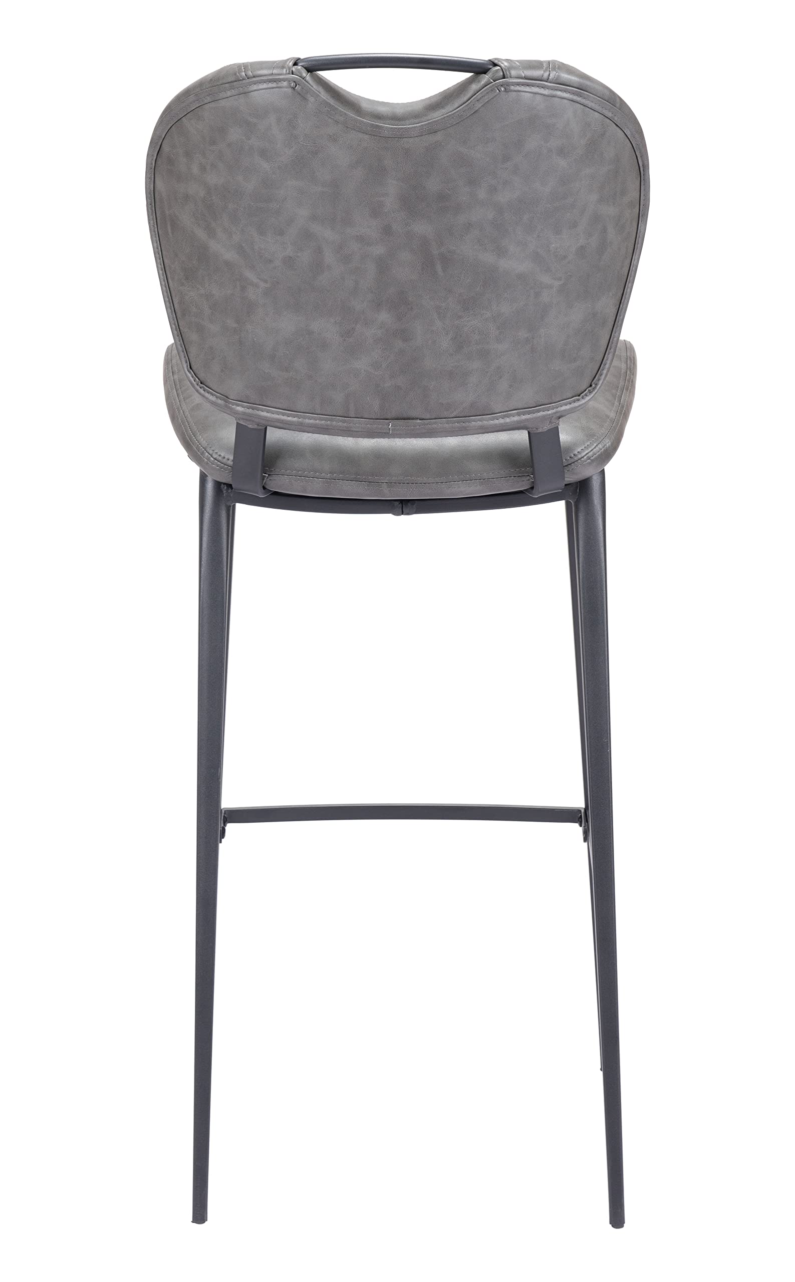 Zuo Terrence Barstool Vintage Gray