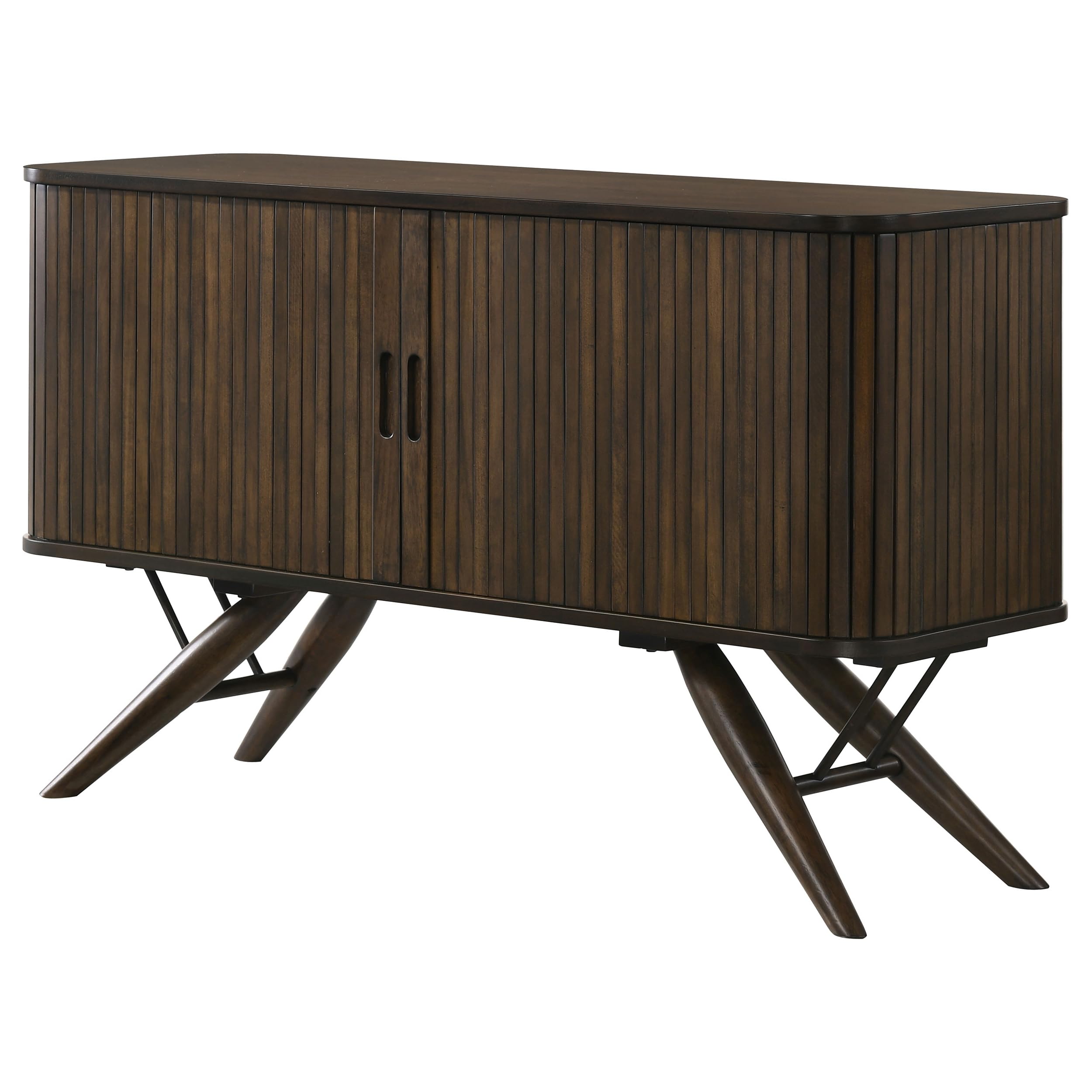 Coaster Home Furnishings Wes 2-Door Rectangular Server Dark Walnut