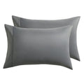 Bedsure Pillowcas Standard Size Set Of 2 - Dark Grey Standard Pillow Cases 2 Pack 20 X 26 Inches, Brushed Microfiber, Pillow Case Covers With Envelop Closure