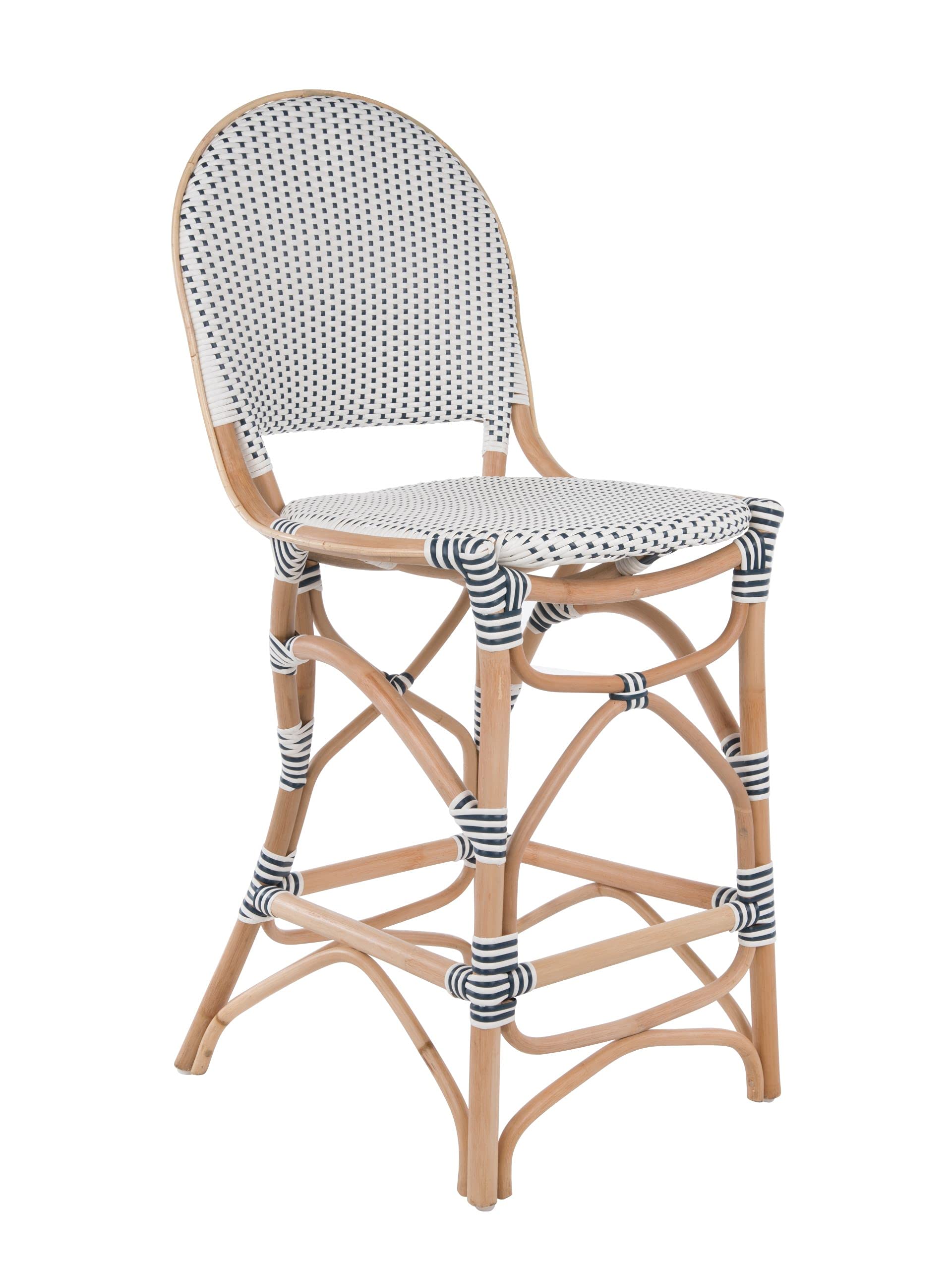 KOUBOO Rattan Bistro Counter Kitchen Bar Stool, Multi Color