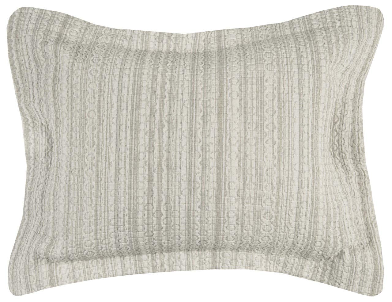 Rizzy Home Textured Stripe Cotton Sham