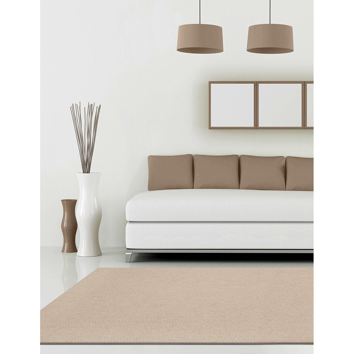 Dalyn Rugs Monaco Sisal Area Rug, 2-Feet 3-Inch By 8-Feet, Linen