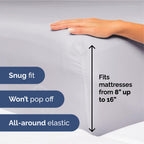 Full Size 4 Piece Sheet Set - Extra Soft, Breathable & Cooling Sheets - Hotel Luxury Durable Bed Sheets For Women & Men - Deep Pockets, Easy-Fit & Wrinkle-Free Sheets - Light Lilac Oeko-Tex Bed Sheets