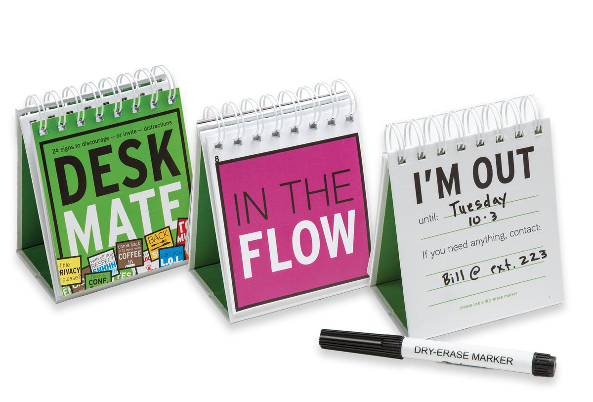 Trainers Warehouse Deskmate - Office Desk Accessories, Desk Signs, Funny Office Gifts | 24 Signs To Discourage (Or Invite) Distr