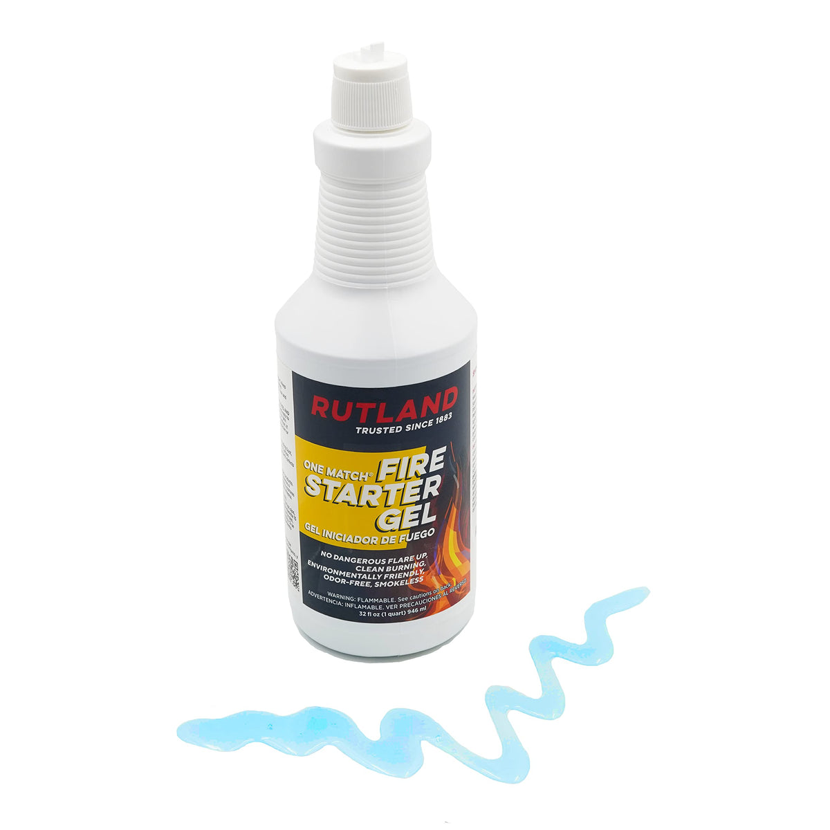 Rutland Products One Match Gel Fire Starter, 32 Fl. Oz. (Package May Vary), White