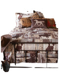 Carstens, Inc. Western Aztec Country Bedding Set, Southwestern 2-Piece Microfiber Quilt Set, Wrangler Western Vintage Cowboy, Tw