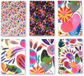 Doodle Tropical Multicolour Notecards  Set Of 12 | 3 X 4.25 Inches, 160 Gsm | Small Greeting & Thank You Cards For Birthdays & A