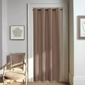 NICETOWN Blackout Doorway Curtain 80 inches Long for Bedroom - Grommet Light & Heat Blocking Window Treatments Sound Reducing Dr