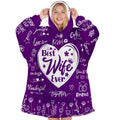 Warmstorey Valentine Gifts For Wife Hoodie Blanket From Husband, Best Wife Ever Wearable Hoodie, Gift For Wife From Husband For