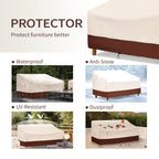 Bestalent Patio Furniture Covers Waterproof,Outdoor Sofa Covers For Loveseat Fits Up To 54W X 38D X 35H Inches