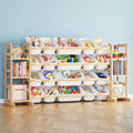 SpaceAid Toy Storage Organizer with 6 Shelves and 20 Bins, Toy Organizers Storage Bookshelf, Kids Bin Shelf Toys Box Bookcase fo