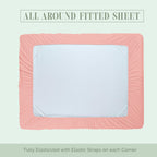 Elegant Comfort 1500 Premium Hotel Quality 18-24 Inches Deep - Extra Deep Pocket Single Fitted Sheet For High Mattress, Luxury And Softest, Smart Pocket - Wrinkle Free, Twin/Twin Xl, Dusty Rose