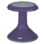 Ecr4Kids Ace Active Core Engagement Wobble Stool, 15-Inch Seat Height, Flexible Seating, Eggplant