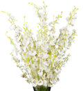 OMUYGDD Silk Flowers in Bulk Wholesale Artificial Orchids, 11 Pcs (Each 28   ), for Wedding Festive Party Home Office Decoration