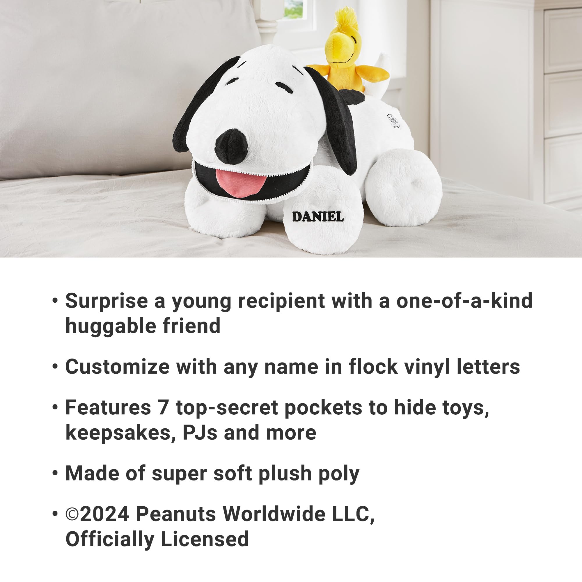Let'S Make Memories Peanuts Snoopy & Woodstock Personalized Stuffies - Stuffed Animal